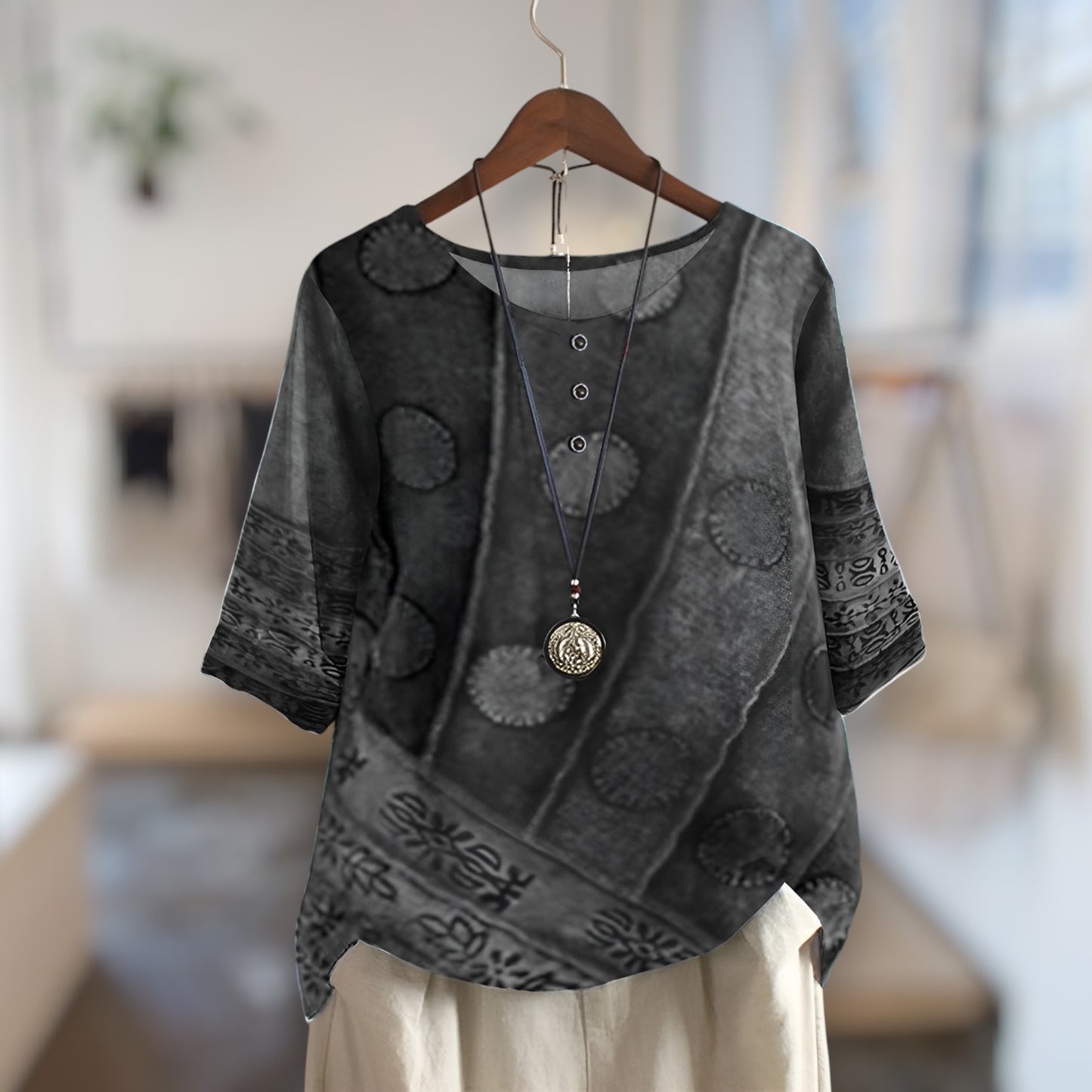 Britta™️ | Färgstark Boho-topp du vill bära om och om igen