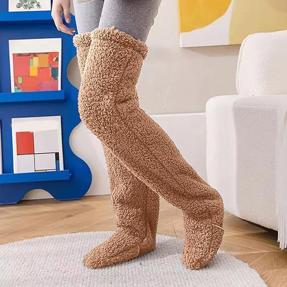 Lily | Cozy Fuzzy Strumpor