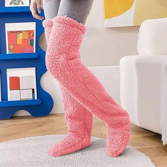 Lily | Cozy Fuzzy Strumpor
