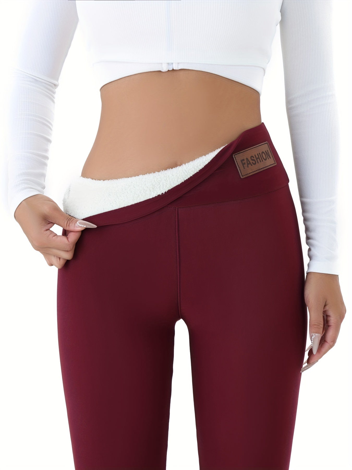 Malin | Fleece-fodrade leggings för en varm och stilfull vinter