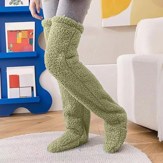 Lily | Cozy Fuzzy Strumpor