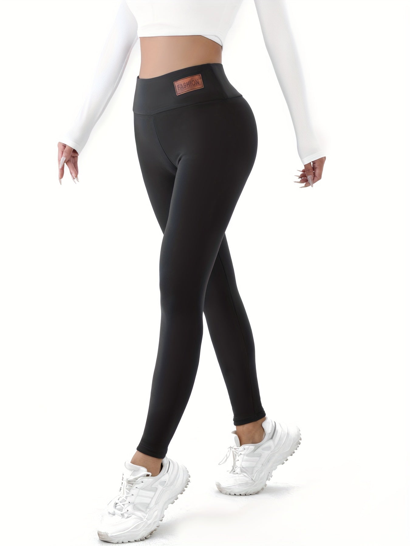 Malin | Fleece-fodrade leggings för en varm och stilfull vinter