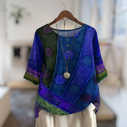 Britta™️ | Färgstark Boho-topp du vill bära om och om igen