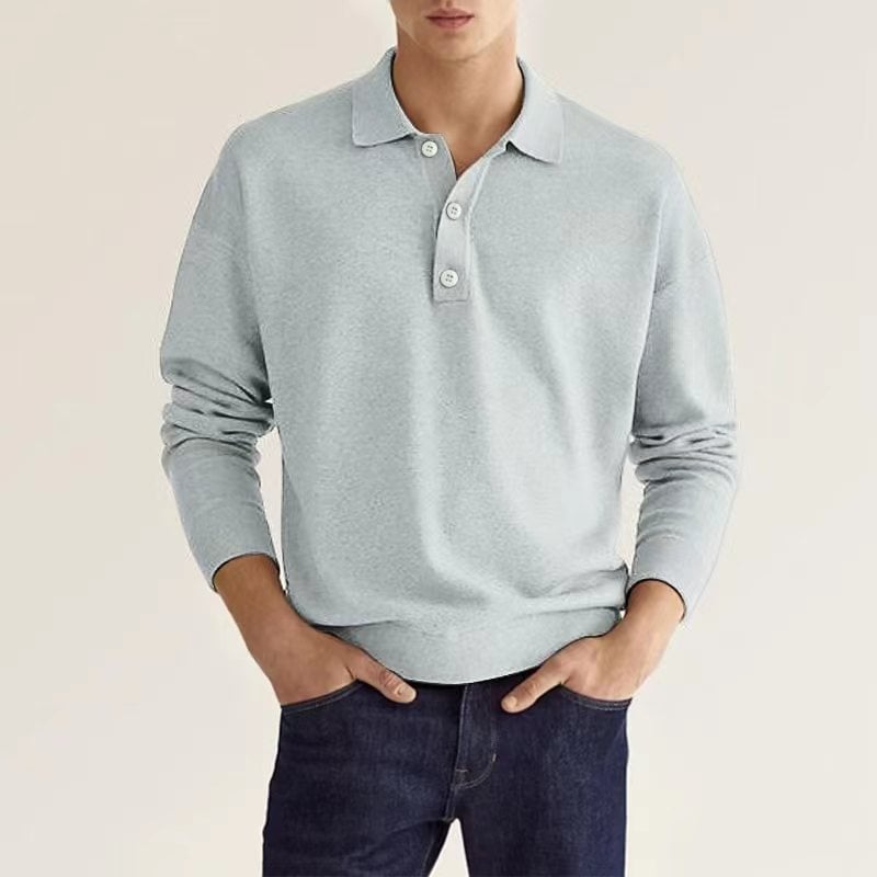 Lucas | Elegant V-ringad Piké för Stilmedvetna Män