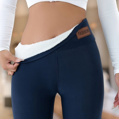 Malin | Fleece-fodrade leggings för en varm och stilfull vinter