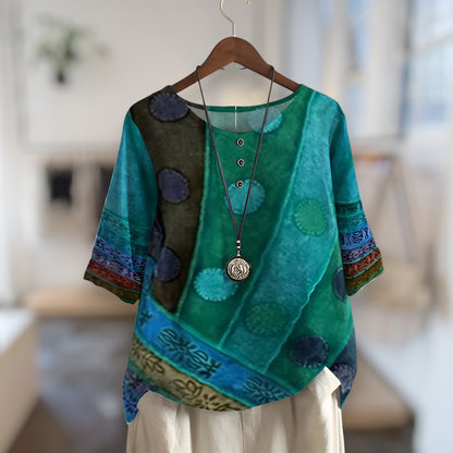 Britta™️ | Färgstark Boho-topp du vill bära om och om igen