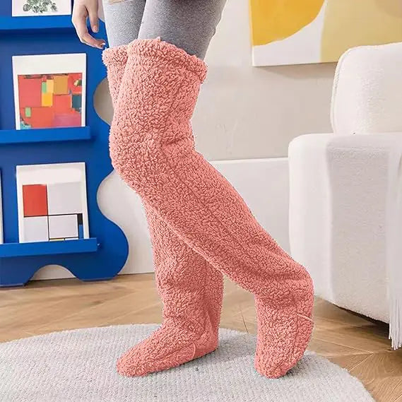 Lily | Cozy Fuzzy Strumpor