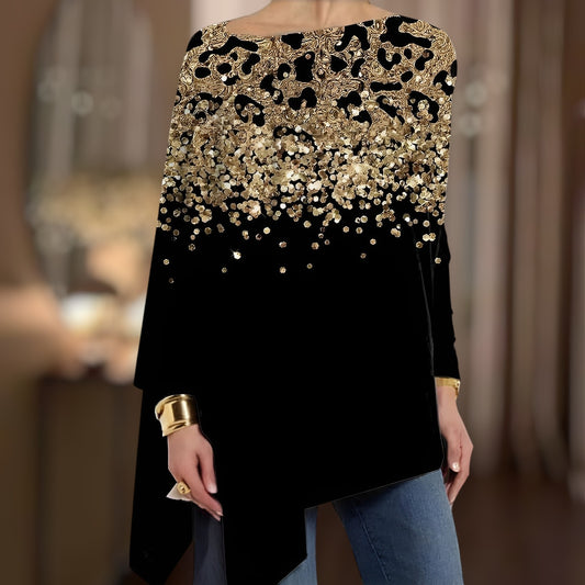 Live | Elegant Asymmetrisk Blus