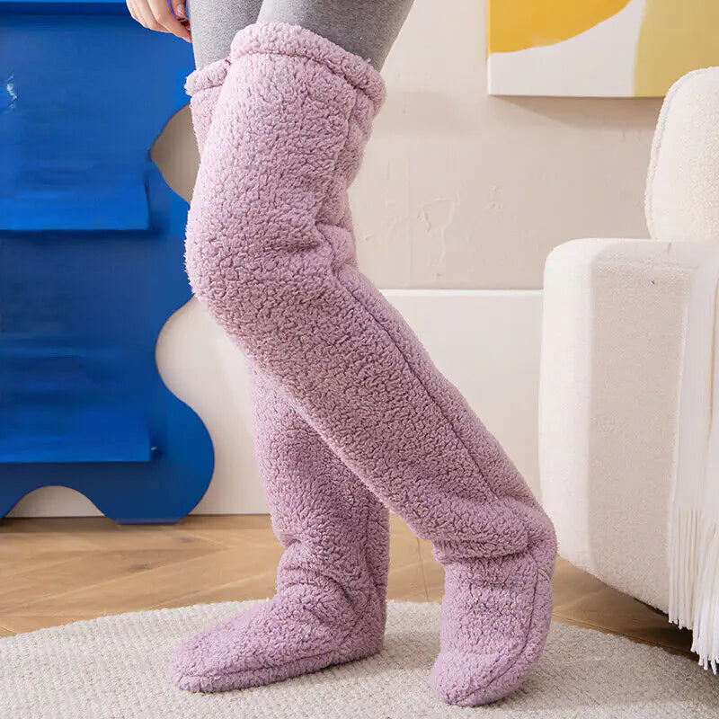 Lily | Cozy Fuzzy Strumpor
