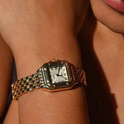 Olivia | Luxe Fyrkantigt Armbandsur