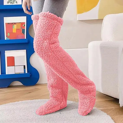 Lily | Cozy Fuzzy Strumpor