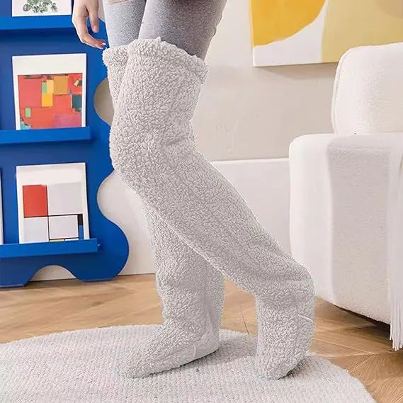Lily | Cozy Fuzzy Strumpor