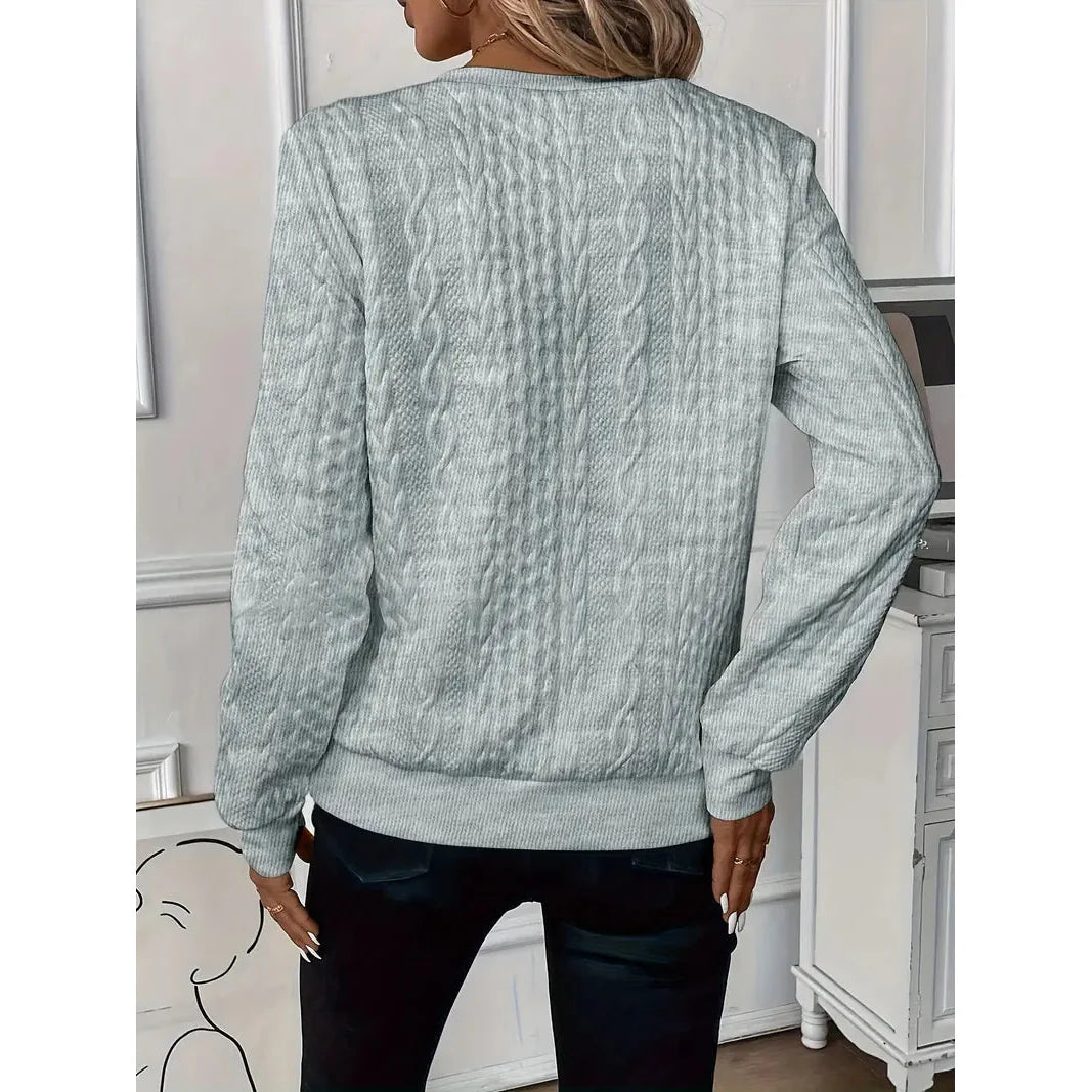 Wilma | Elegans och Komfort i En Stickad Tröja