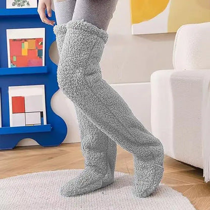 Lily | Cozy Fuzzy Strumpor