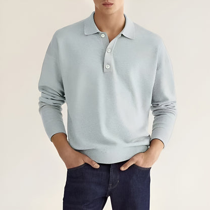 Lucas | Elegant V-ringad Piké för Stilmedvetna Män