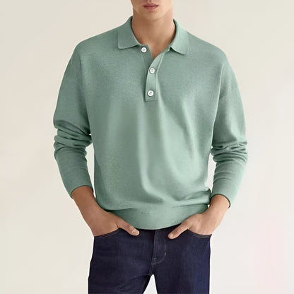 Lucas | Elegant V-ringad Piké för Stilmedvetna Män